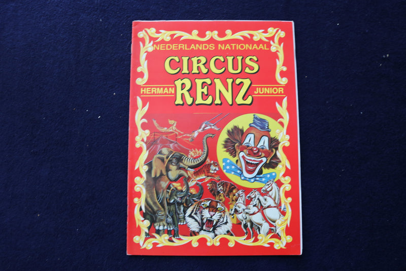 1990'S CIRCUS RENZ PROGRAMS - DUTCH - LOT OF 8 - O 3526