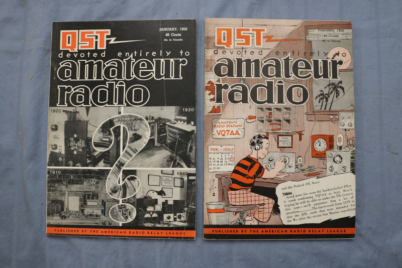 1934-1951 QST AMATEUR RADIO MAGAZINE - LOT OF 18 - O 3912