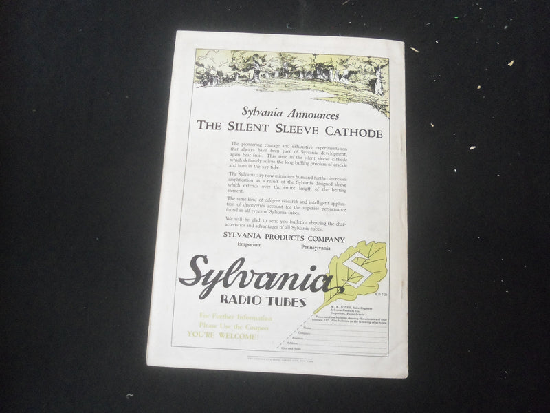 1929 JULY RADIO BROADCAST MAGAZINE - NICE COVER, ARTICLES & PHOTOS - B 434T