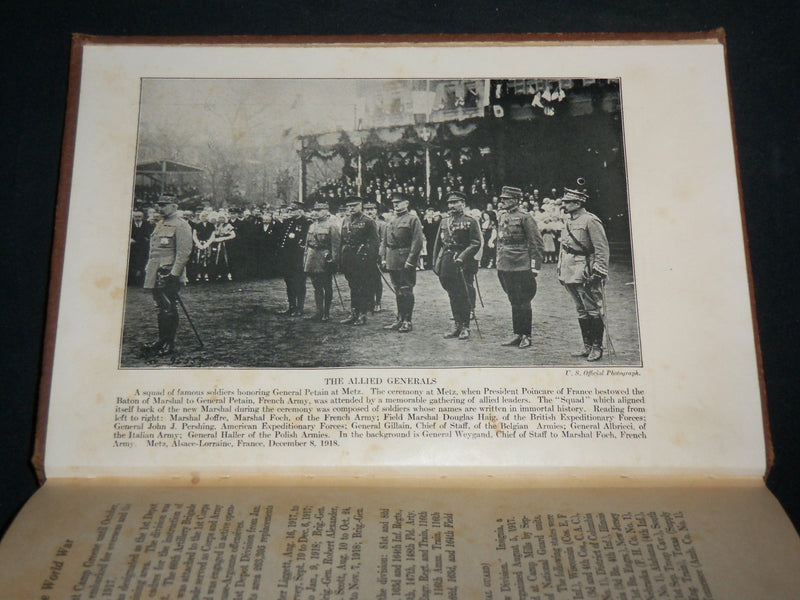 1919 AMERICA'S PART IN THE WORLD WAR HARDCOVER BOOK - PERSHING - KD 6621