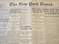 1922 MAY 5 NEW YORK TIMES - TROTZKY EXPECTS PEACE FOR RUSSIA - NT 5800