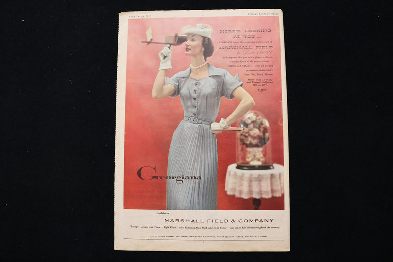 1952 MARCH 9 CHICAGO SUNDAY TRIBUNE MAGAZINE - ANN BLYTH COVER - E 26233