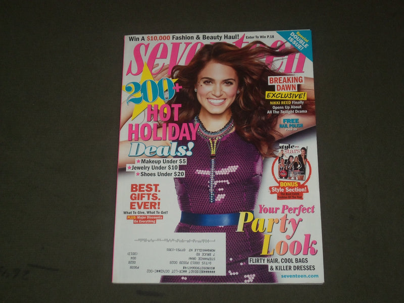 2011 DECEMBER / JANUARY 2012 SEVENTEEN MAGAZINE - NIKKI REED COVER - B 1734