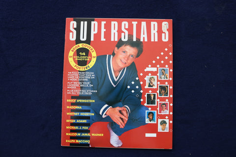 1986 SUPERSTARS MAGAZINE - MICHAEL J. FOX COVER - E 23400
