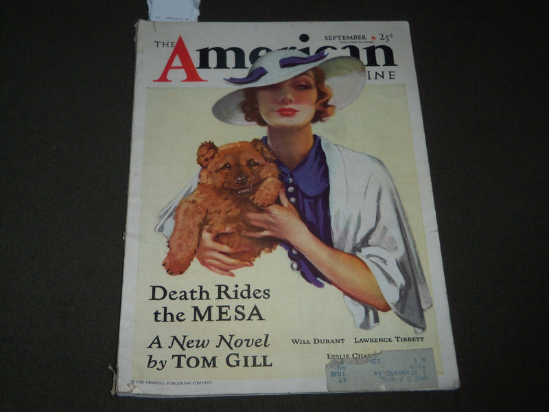 1933 SEPTEMBER THE AMERICAN MAGAZINE - GREAT STORIES & ADS - J 3388