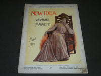 1904 MAY NEW IDEA WOMAN'S MAGAZINE - COLOR FASHION - ILLUSTRATIONS - ST 247