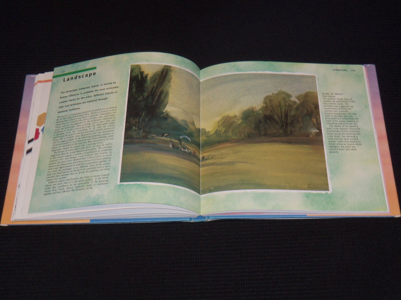 1996 ENCYCLOPEDIA OF WATERCOLOR TECHNIQUES FOR LANDSCAPE BOOK BY SOAN - KD 6494Q