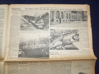 1945 APRIL 12 NEW YORK TIMES - U.S. NINTH AT ELBE 63 MILES FROM BERLIN - NP 6693