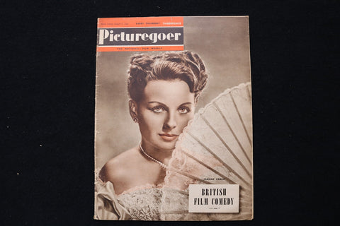 1949 AUGUST 6 PICTUREGOER MAGAZINE - JEANNE CRAIN COVER - E 25968