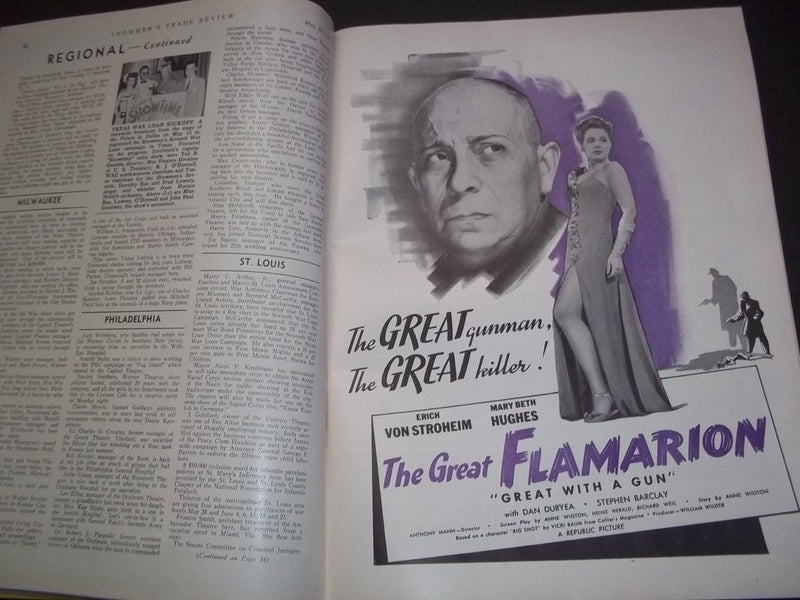 1945 MAY 26 SHOWMEN'S TRADE REVIEW MAGAZINE - GREAT MOVIE ADS - II 4722