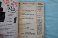 1975 MAY BLACK WORLD MAGAZINE - SOUTHERN AFRICAN DETENTE- K 3370