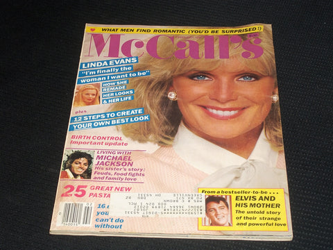 1985 FEBRUARY MCCALL'S MAGAZINE - LINDA EVANS FRONT COVER - E 464