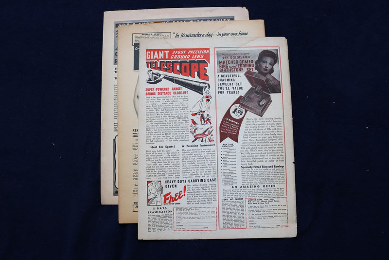 1946 JANUARY TRU-LIFE DETECTIVE CASES MAGAZINE - ALIBI IN RED COVER - E 22115