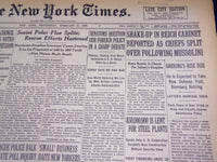 1937 FEBRUARY 2 NEW YORK TIMES - SHAKE-UP REICH CABINET AS CHIEFS SPLIT - NT 738