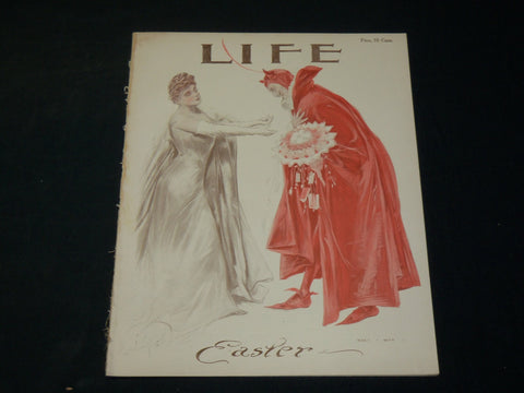 1905 APRIL 6 LIFE MAGAZINE - HENRY HUTT COVER - EASTER NUMBER - B 4589L
