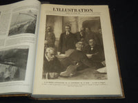 1919 L'ILLUSTRATION FRENCH MAGAZINE BOUND VOLUME SET OF 2 - LA GUERRE