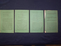 1842 THE AMERICAN NATIONAL PREACHER MONTHLY MAGAZINE - LOT OF 4 - J 9756