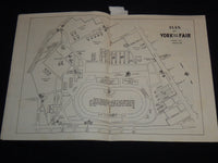 1951 YORK INTER STATE FAIR 100TH ANNIVERSARY OFFICIAL PROGRAM - J 8689