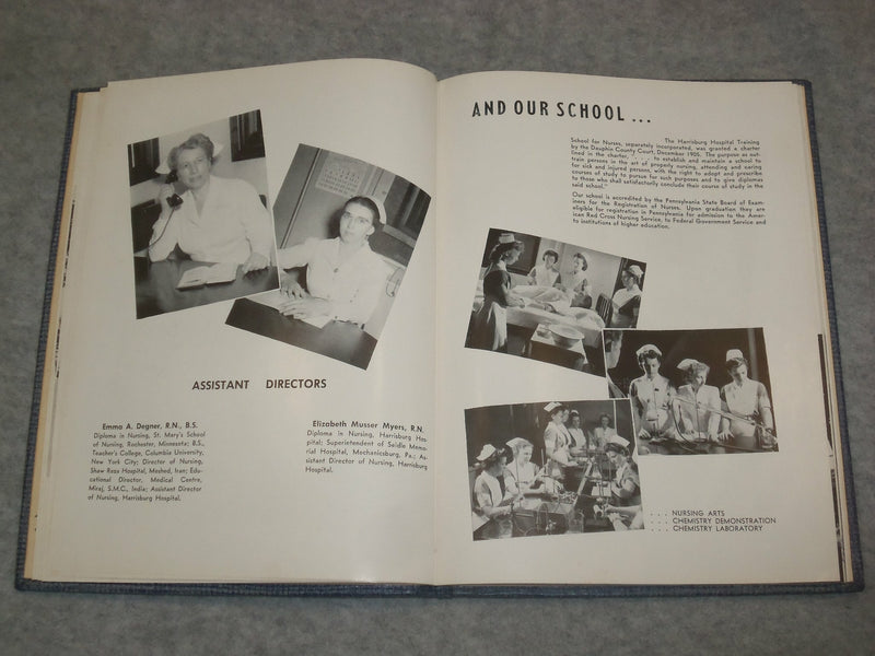 1945 REFLECTOR HARRISBURG (PA.) HOSPITAL SCHOOL FOR NURSES YEARBOOK - YB 2007