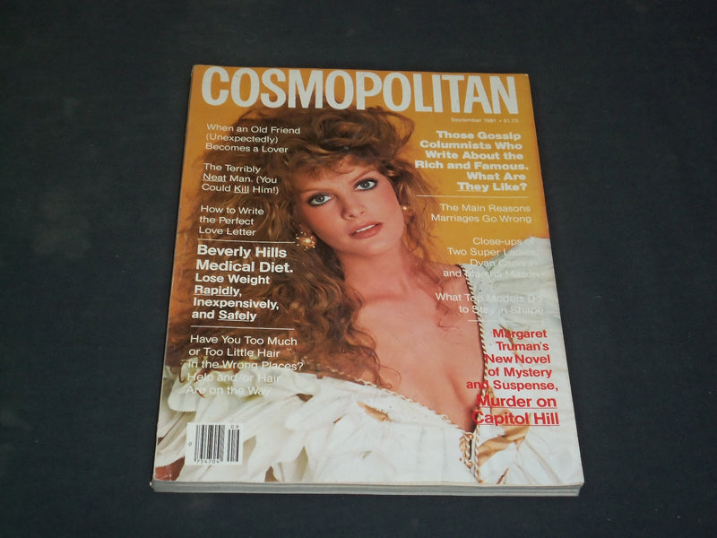 1981 SEPTEMBER COSMOPOLITAN MAGAZINE - RENE RUSSO, PHOTO BY SCAVULLO - SP 3114