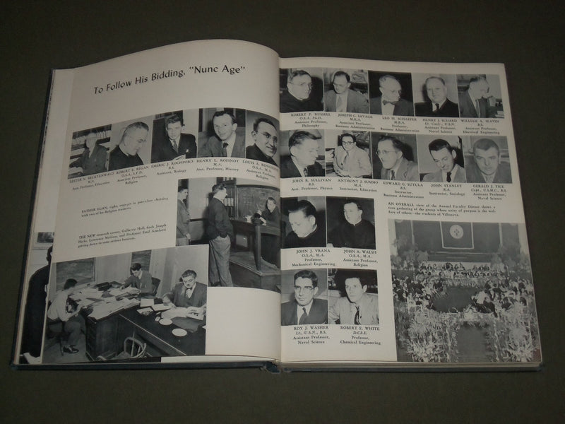 1952 THE BELLE AIR UNIVERSITY OF VILLANOVA YEARBOOK - GREAT PHOTOS - YB 1290