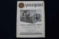 1915 OCTOBER 21 AMERICAN MACHINIST MAGAZINE - FAWCUS HERRINGBONE COVER - E 11658
