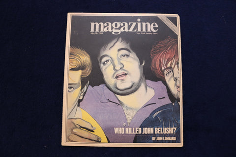 1984 MAY 20 N.Y. SUNDAY NEWS MAGAZINE - JOHN BELUSHI COVER AND ARTCLE - E 23335