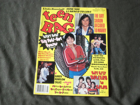 1978 MARCH TEEN BAG MAGAZINE - SCOTT BAIO COVER - B 773