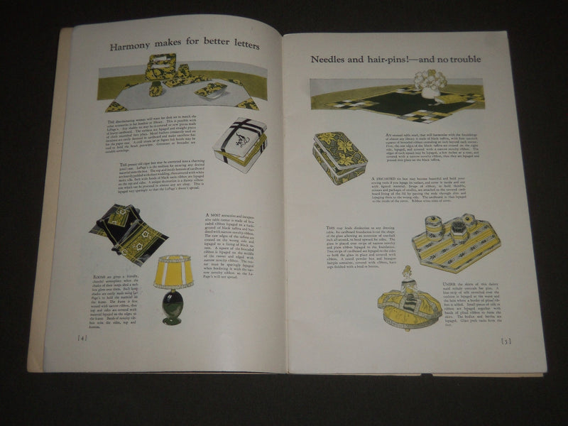 1924 LEPAGE'S CRAFT BOOK - GREAT ILLUSTRATIONS - J 2312