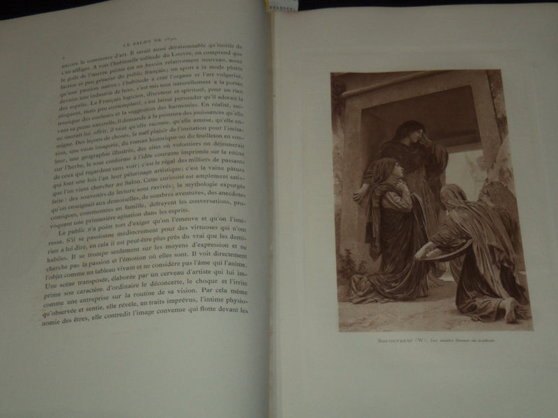 1890 SALON DE MAURICE HAMEL PLANCHES EN PHOTOGRAVURE VOLUME - KD 1380B