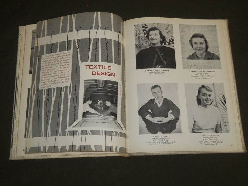 1954 PORTFOLIO-RHODE ISLAND SCHOOL OF DESIGN YEARBOOK- KENNETH JAY LANE- YB 1810