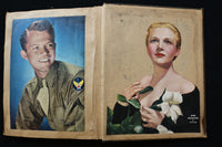 1940'S HOLLYWOOD SCRAPBOOK - HUMPHREY BOGART-CLARK GABLE-FRANK SINATRA - E 24930