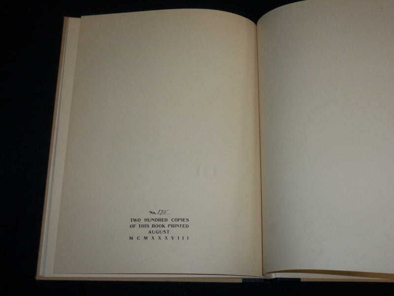 1937 PAINTINGS HARDCOVER BOOK BY ELSIE ROWLAND CHASE - #175 OF 200 - KD 6904