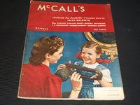 1940 OCTOBER MCCALL'S MAGAZINE NICE COVER & FULL PAGE ADS - E 1306