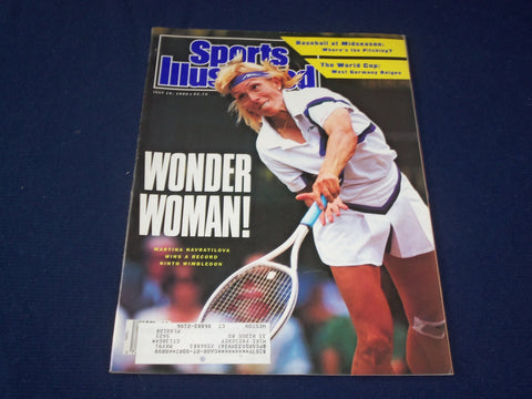 1990 JULY 16 SPORTS ILLUSTRATED MAGAZINE - MARTINA NAVRATILOVA - SP 9106