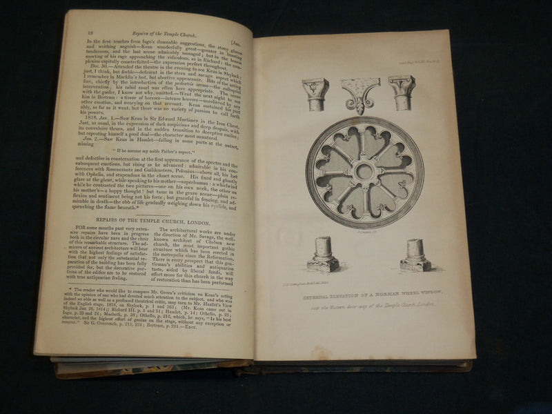 1841 THE GENTLEMAN'S MAGAZINE HISTORICAL CHRONICLE BOUND VOLUME- KD 3370C