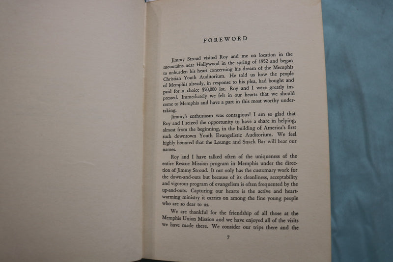 1955 MUD'N MERCY IN MEMPHIS HARDCOVER BOOK BY MEL LARSON - KD 9639