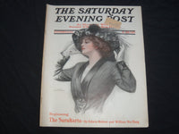 1912 SEPTEMBER 21 THE SATURDAY EVENING POST MAGAZINE - ILLUSTRATED COVER -SP 634