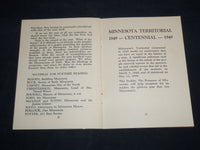 1948 THE ROMANCE OF MINNESOTA BOOK BY VESTA CORNISH ARMSTRONG - J 8758