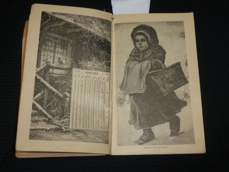 1885 ILLUSTRATED BALTIMORE AMERICAN ALMANAC - SOFTCOVER- J 6863