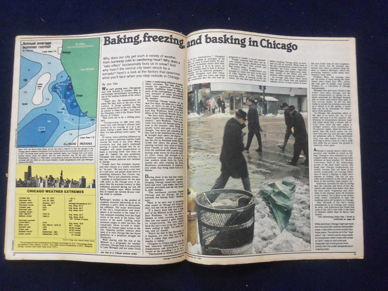 1980 NOV 30 CHICAGO TRIBUNE MAGAZINE SECTION - WEATHER A SPECIAL REPORT- NP 6428