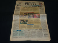 1990 NOVEMBER 7 THE ASBURY PARK PRESS NEWSPAPER - BRADLEY - PALLONE WIN- NP 4919