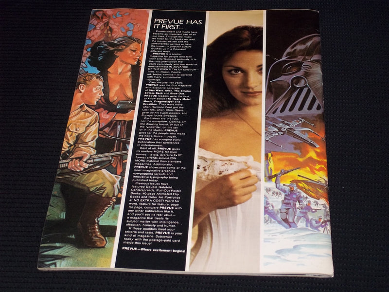 1982 MAY PREVUE MAGAZINE - NASTASSIA KINSKI FRONT COVER - E 15414