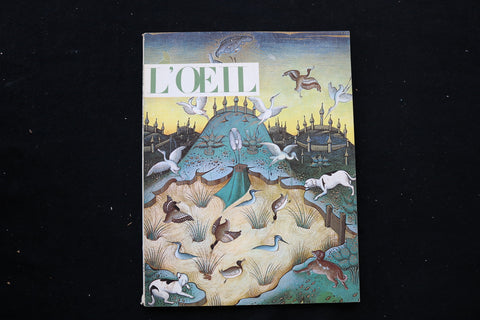 1962 FEBRUARY L'OEIL MAGAZINE - A BEAUTIFUL ILLUSTRATION COVER - E 9842
