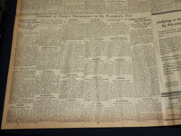 1917 AUGUST 29 NEW YORK TIMES - PRESIDENT REJECTS POPE'S PEACE PLAN - NT 8517