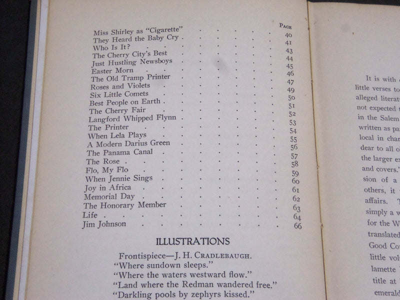 1913 NYEENA KLOSHE ILLAHEE BY J. H. CRADLEBAUGH HARDCOVER BOOK - KD 4313