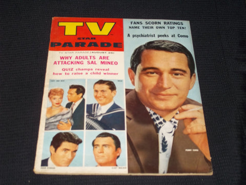 1957 AUGUST TV STAR PARADE MAGAZINE - PERRY COMO FRONT COVER - E 14053
