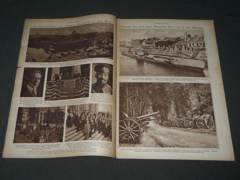1918 OCT 10 MID-WEEK PICTORIAL MAGAZINE SECTION - FIFTH AVENUE PARADE - NP 2862