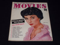1954 AUGUST MOVIES MAGAZINE - LIZ TAYLOR FRONT COVER - E 14176