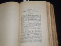 1886 TOWN OF BRAINTREE RECORDS 1640-1793 BOOK EDITED BY SAMUEL BATES - KD 703V